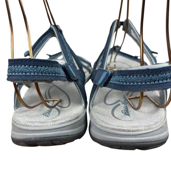 Eddie Bauer Womens Blue Hiking Sporty Summer Sandals Ankle Strap Shoes sz 11 - Picture 11 of 16